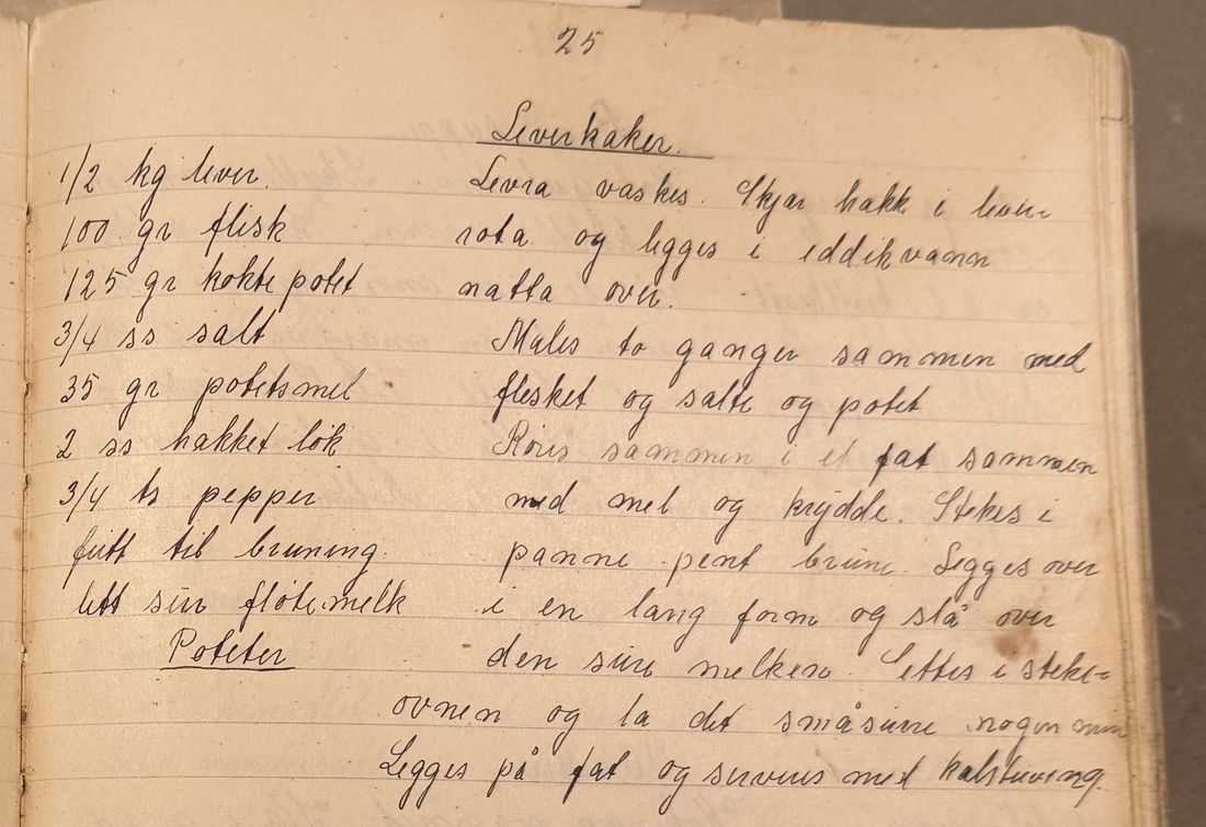 Leverkaker., Mors egen skrift