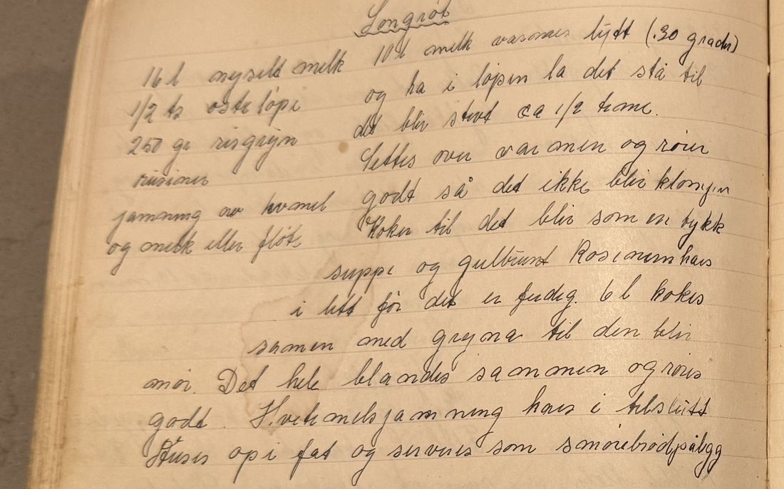 Songrøt, Mors egen skrift