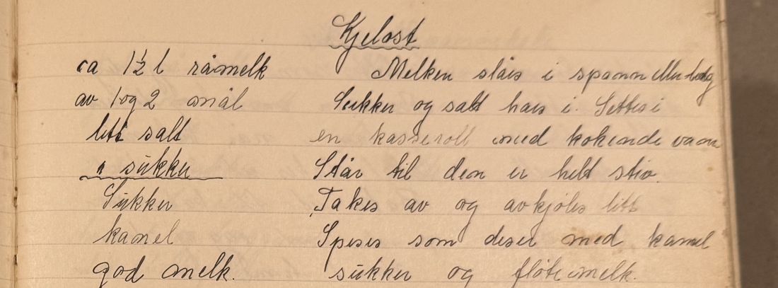 Kjelost, Mors egen skrift