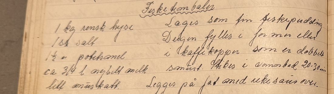 Fiske dombaler, Mors egen skrift