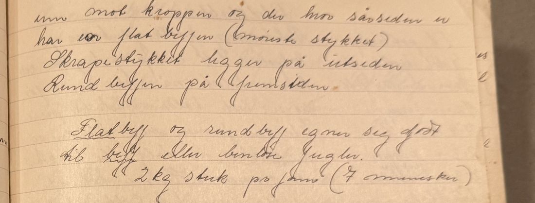 , Mors egen skrift