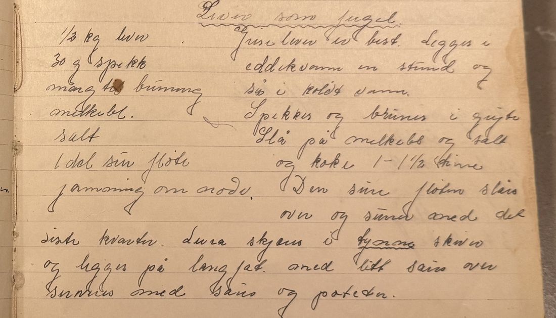 Lever som fugl, Mors egen skrift