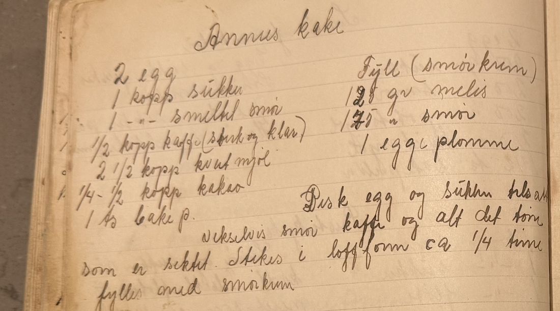 Annus kake, Mors egen skrift