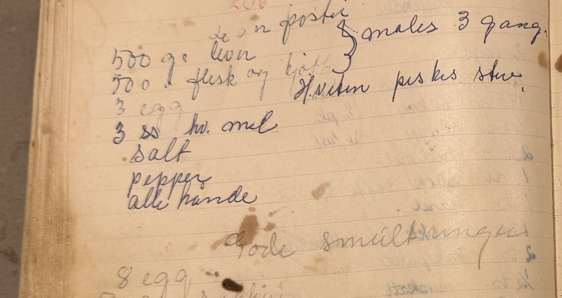 Levr postei, Mors egen skrift