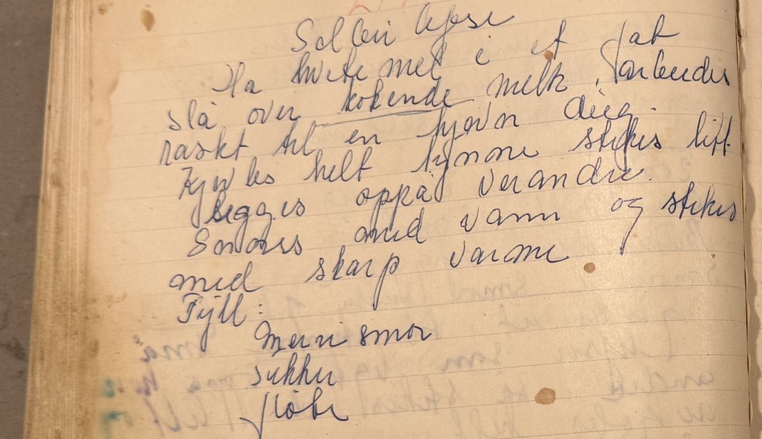 Sol leiv lefse, Mors egen skrift