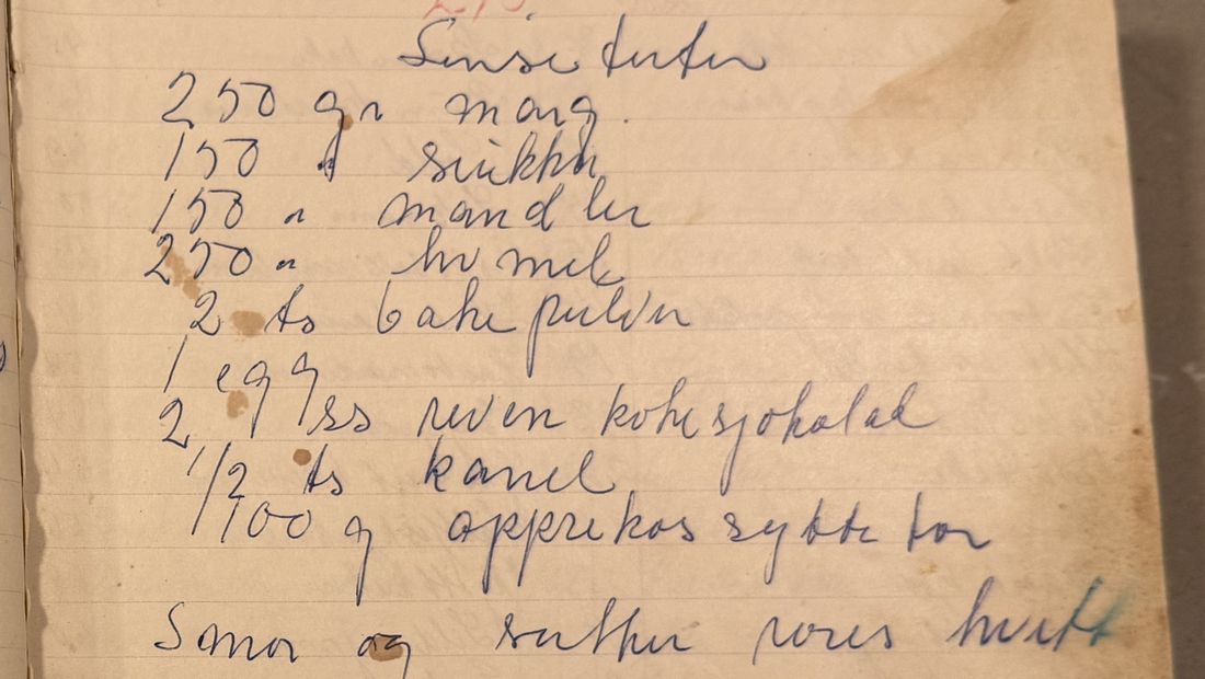 Sinse tuter, Mors egen skrift
